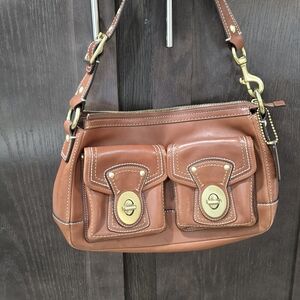 Brown Leather Shoulder Bag